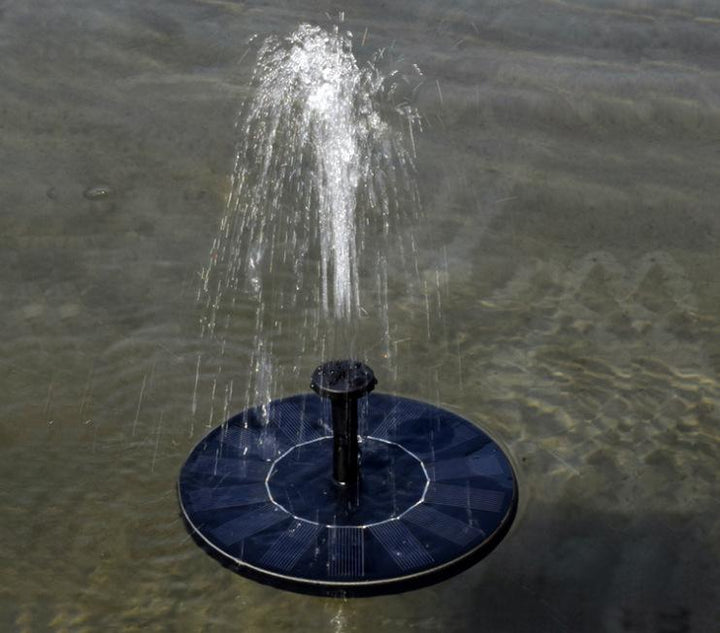 Dropshipping MINI Solar Powered Floating Bird Bath Water Panel Fountain Pump Garden Pond Pool