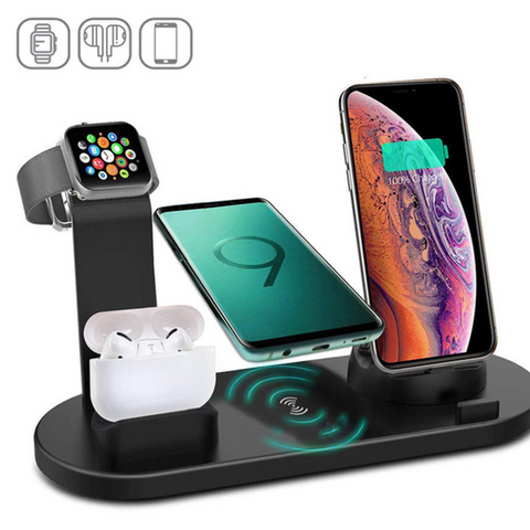 6 in 1 Wireless Charger Station